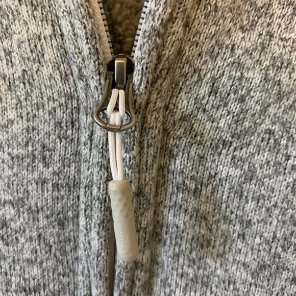 NorthFace Gray Zip Up Jacket - Picture 3 of 4